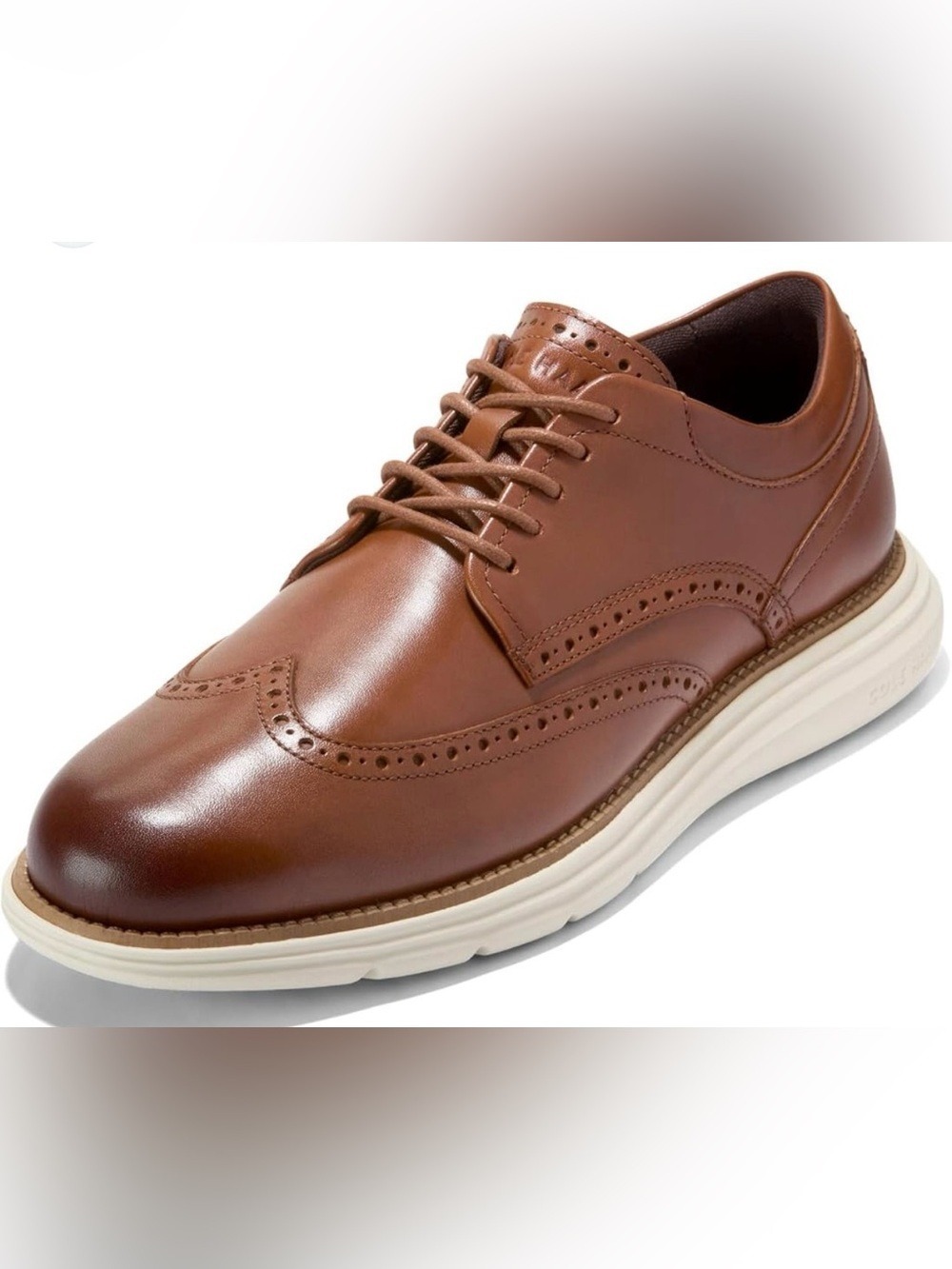 Cole Haan Original Grand Brown Leather Wingtip Oxford - Size 10.5M